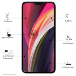 Eiger – IPhone 12 / IPhone 12 PRO Protection écran 3D GLASS -Mobilemania Magasin protection ecran verre trempe eiger 3d glass cf apple iphone 1212 pro 1