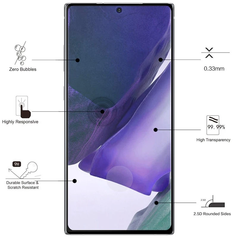 Eiger - Galaxy Note 20 / Galaxy Note 20 5G Protection écran 3D GLASS 4 Eiger - Galaxy Note 20 / Galaxy Note 20 5G Protection écran 3D GLASS – Image 2
