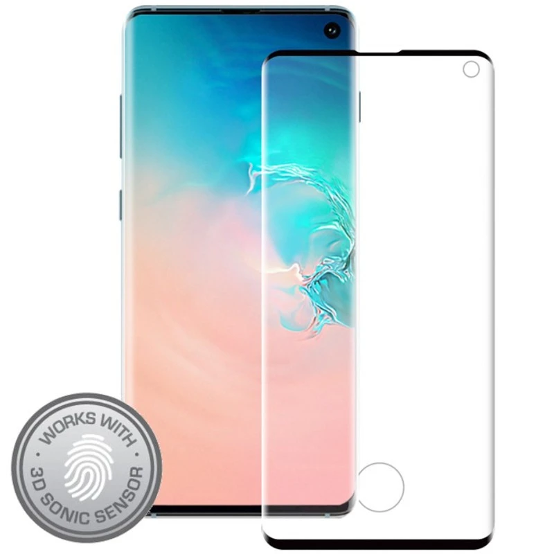 Protection écran Verre Trempé Eiger 3D GLASS CF Samsung Galaxy S10 3 Protection écran Verre Trempé Eiger 3D GLASS CF Samsung Galaxy S10