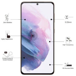 Eiger - Galaxy S21 5G Protection écran 3D GLASS 6 Eiger - Galaxy S21 5G Protection écran 3D GLASS -Mobilemania Magasin protection ecran verre trempe eiger 3d glass cf samsung galaxy s21 5g 1