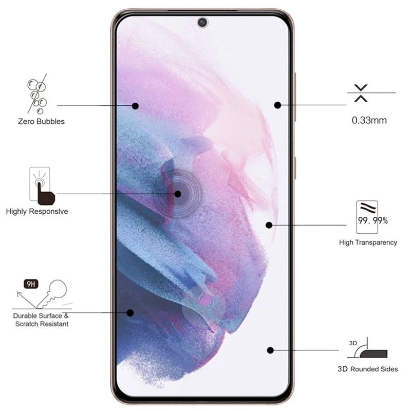 Eiger - Galaxy S21 5G Protection écran 3D GLASS 4 Eiger - Galaxy S21 5G Protection écran 3D GLASS – Image 2