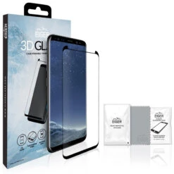Protection écran Verre Trempé Eiger 3D GLASS CF Samsung Galaxy S8 Plus -Mobilemania Magasin protection ecran verre trempe eiger 3d glass cf samsung galaxy s8 plus 7