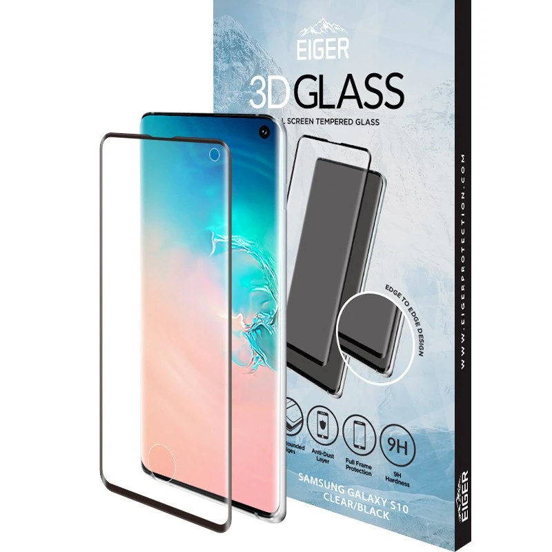 Protection écran Verre Trempé Eiger 3D GLASS Edge Samsung Galaxy S10 4 Protection écran Verre Trempé Eiger 3D GLASS Edge Samsung Galaxy S10 – Image 2