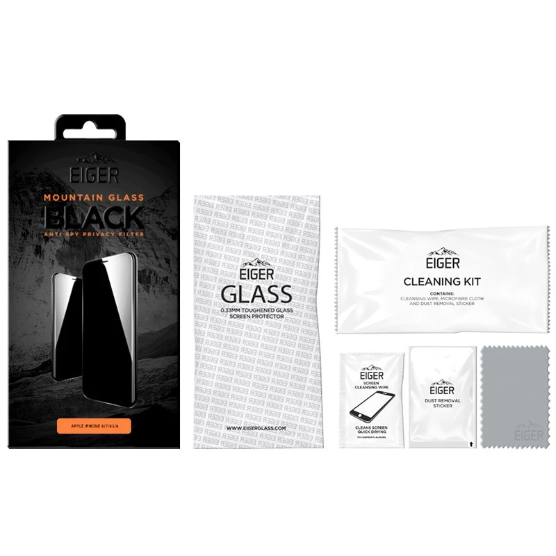 Protection écran Verre Trempé Eiger 3D GLASS PRIVACY Apple IPhone 7/8/6S/6/SE 2020 4 Protection écran Verre Trempé Eiger 3D GLASS PRIVACY Apple IPhone 7/8/6S/6/SE 2020 – Image 2