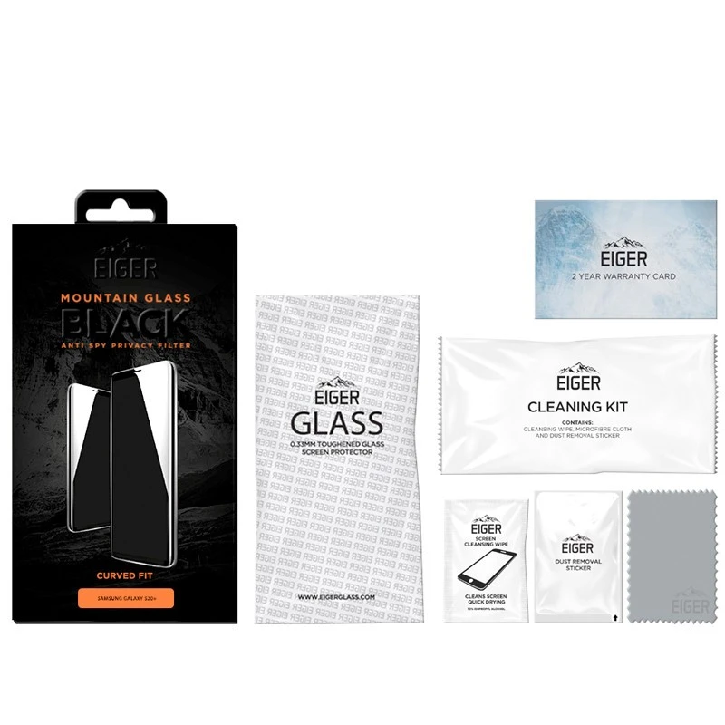 Protection écran Verre Trempé Eiger 3D GLASS PRIVACY Samsung Galaxy S20/S20 5G Plus 4 Protection écran Verre Trempé Eiger 3D GLASS PRIVACY Samsung Galaxy S20/S20 5G Plus – Image 2