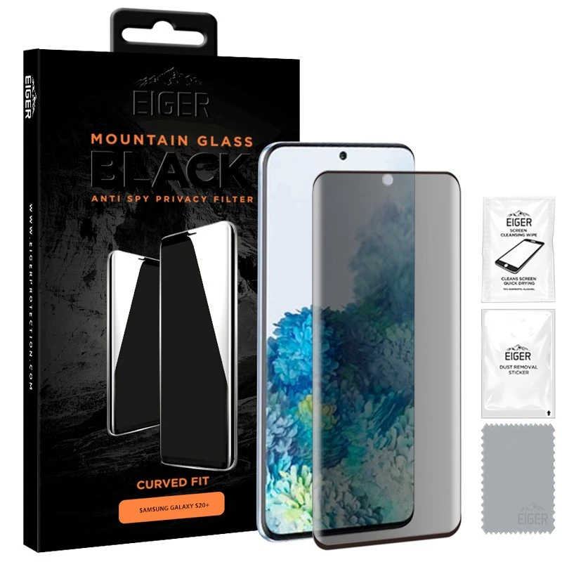 Protection écran Verre Trempé Eiger 3D GLASS PRIVACY Samsung Galaxy S20/S20 5G Plus 5 Protection écran Verre Trempé Eiger 3D GLASS PRIVACY Samsung Galaxy S20/S20 5G Plus – Image 3