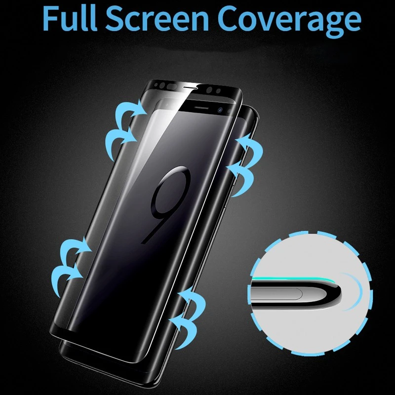 Protection écran Verre Trempé Intégrale ESR Avec Contour Samsung Galaxy S9 Noir 5 Protection écran Verre Trempé Intégrale ESR Avec Contour Samsung Galaxy S9 Noir – Image 3