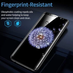 Protection écran Verre Trempé Intégrale ESR Avec Contour Samsung Galaxy S9 Plus Noir -Mobilemania Magasin protection ecran verre trempe integrale esr avec contour samsung galaxy s9 plus noir 3