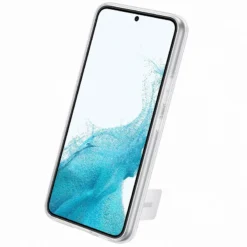 Samsung - Galaxy S22 5G Coque Rigide Clear Standing EF-JS901CT Transparente -Mobilemania Magasin samsung galaxy s22 5g coque rigide clear standing ef js901ct transparente 8