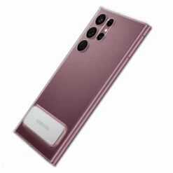 Samsung - Galaxy S22 Ultra 5G Coque Rigide Clear Standing EF-JS908CT -Mobilemania Magasin samsung galaxy s22 ultra 5g coque rigide clear standing ef js908ct 2