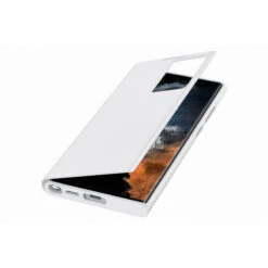 Samsung - Galaxy S22 Ultra 5G Etui Folio Smart Clear View EF-ZS908C -Mobilemania Magasin samsung galaxy s22 ultra 5g etui folio smart clear view ef zs908c 2