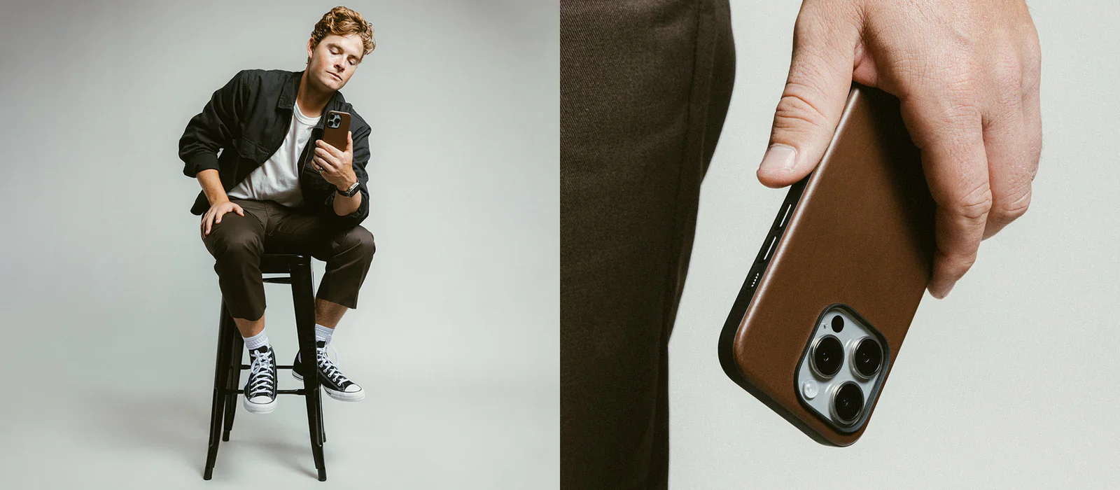 Devant -Mobilemania Magasin nomad coque iphone brown iphone